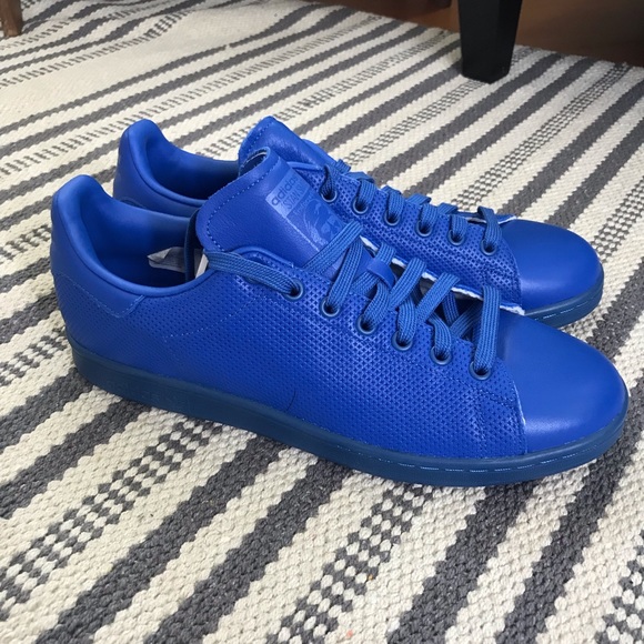 adidas Shoes | Stan Smith Blue Mens Size 10 Adicolor | Poshmark Lp728 | adidas Stan Smith Adicolor Schuhe weiß blau